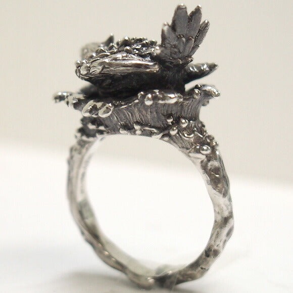 【2色から選べます】marship（マーシップ） オカメインコの水浴びリング シルバー [MS-1-4]