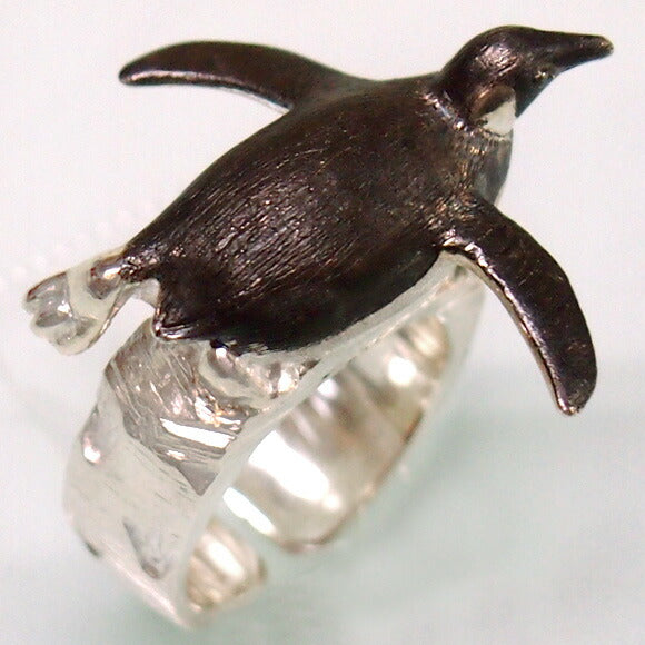 marship King Penguin Ring Silver [MS-2-1] 