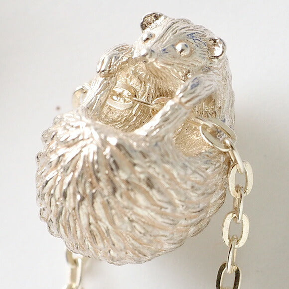 【2色から選べます】marship（マーシップ） はりねずみ シルバーネックレス [MS-H-1]