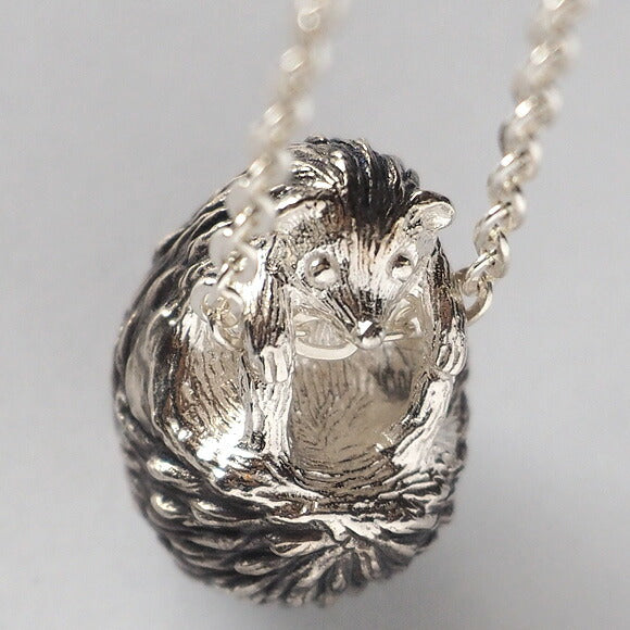 【2色から選べます】marship（マーシップ） はりねずみ シルバーネックレス [MS-H-1]