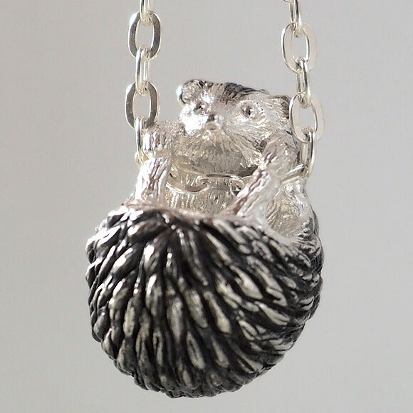 【2色から選べます】marship（マーシップ） はりねずみ シルバーネックレス [MS-H-1]