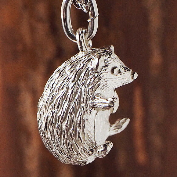 [Choose from 2 colors] marship handmade accessories hedgehog petite pendant silver [MS-H-3] 