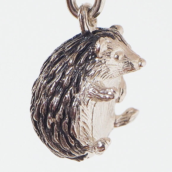 [Choose from 2 colors] marship handmade accessories hedgehog petite pendant silver [MS-H-3] 