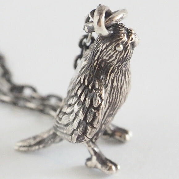 [2 colors] marship Handcrafted Accessories Budgie Parakeet Silver Necklace [MS-NC-17] 