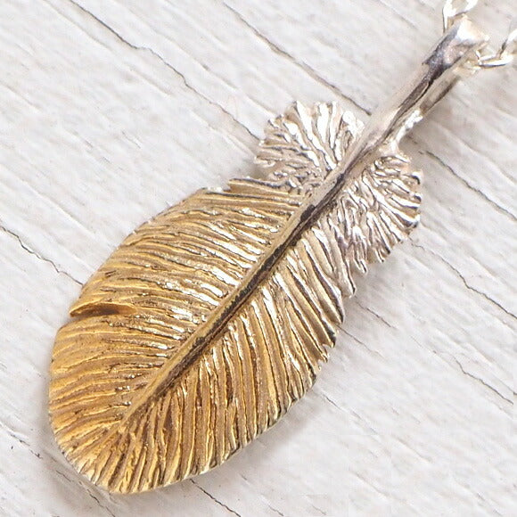 marship handmade accessories silver 925 feather pendant [MS-NC-22] 