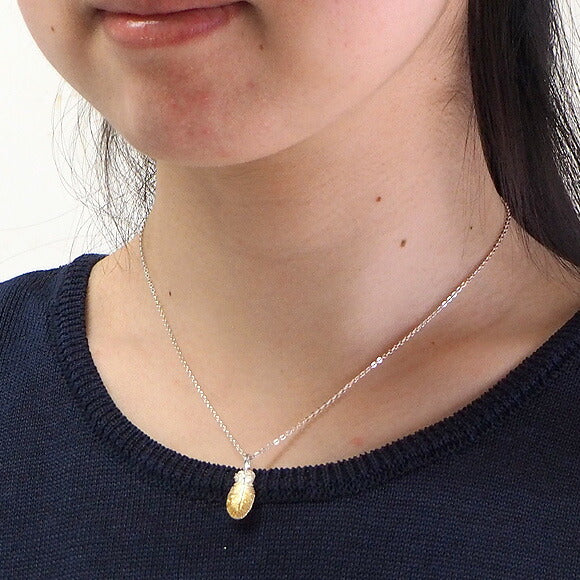 marship（マーシップ）手作りアクセサリー シルバー925フェザーペンダント [MS-NC-22]