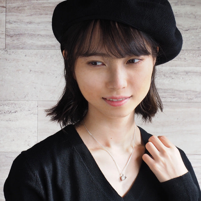 marship handmade accessories long-tailed tit petite pendant necklace silver [MS-NC-24] 