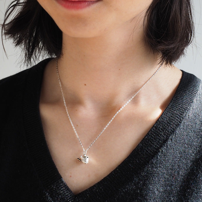 marship handmade accessories long-tailed tit petite pendant necklace silver [MS-NC-24] 