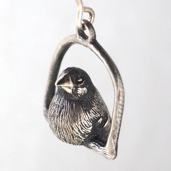 [Choose from 2 colors/2 types] marship Swing Bunko Earrings/Earrings Silver One Ear [MS-PE-6] 