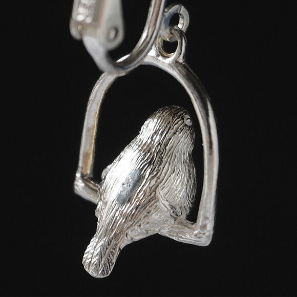 [Choose from 2 colors/2 types] marship Swing Bunko Earrings/Earrings Silver One Ear [MS-PE-6] 