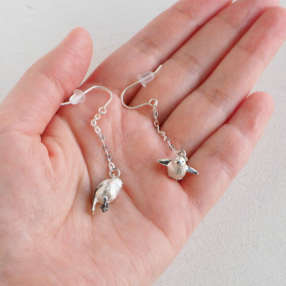 marship handmade accessories long-tailed earring silver earrings [MS-PE-9] 