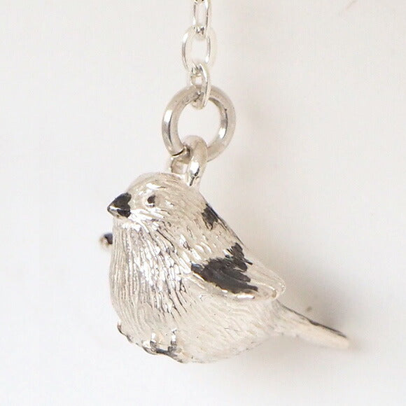marship handmade accessories long-tailed tit earring silver earrings [MS-PE-9] 