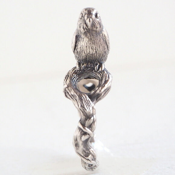 marship Finger Sekisei Parakeet Silver Ring [MS-R-8] 