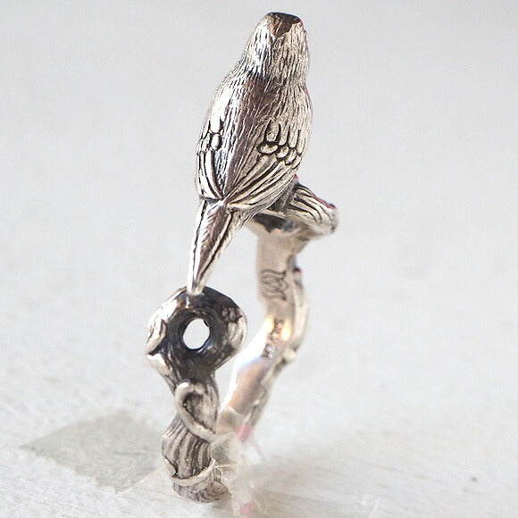 marship（マーシップ） 指乗りセキセイインコ シルバーリング[MS-R-8]