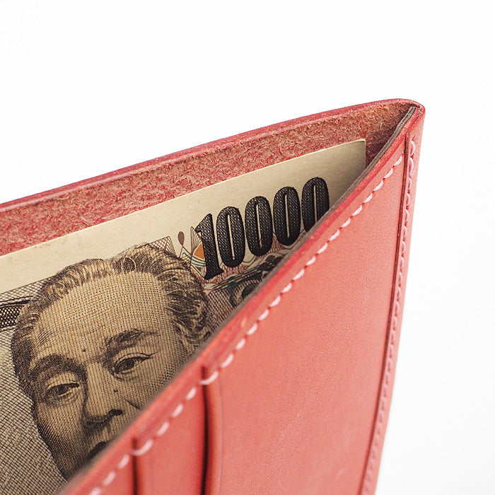 【5色】TSUKIKUSA (ツキクサ) コンパクト二つ折り財布 (小銭入れなし)【Aoi-card】 [MW-2]