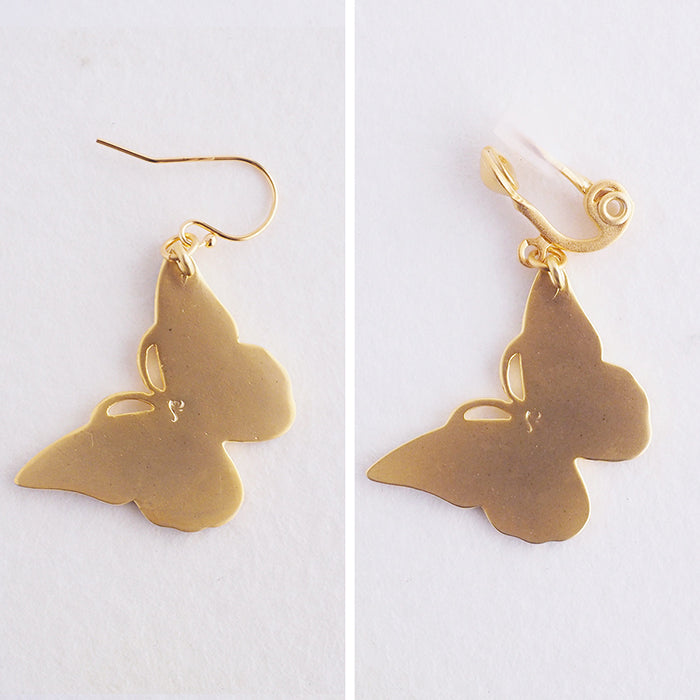 naturama (Naturama) Blue Morpho butterfly pierced earrings / earrings M size Binaural set [NA02MY] You can choose from 2 types 