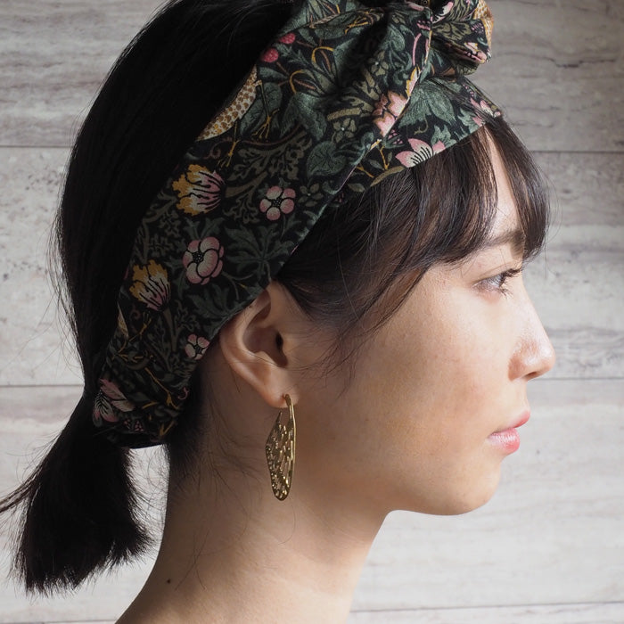 sasakihitomi Butterfly Earrings Brass 18K Gold Coating Binaural Set Women's [No-001B] 