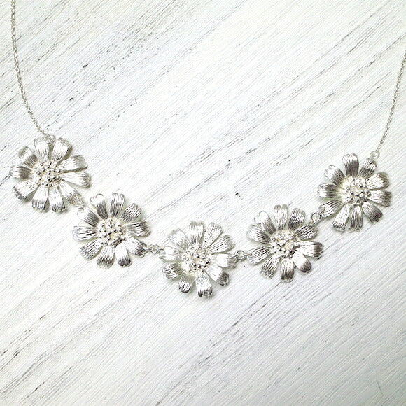 sasakihitomi Margaret Necklace Silver &amp; Brass Ladies [No-012] 