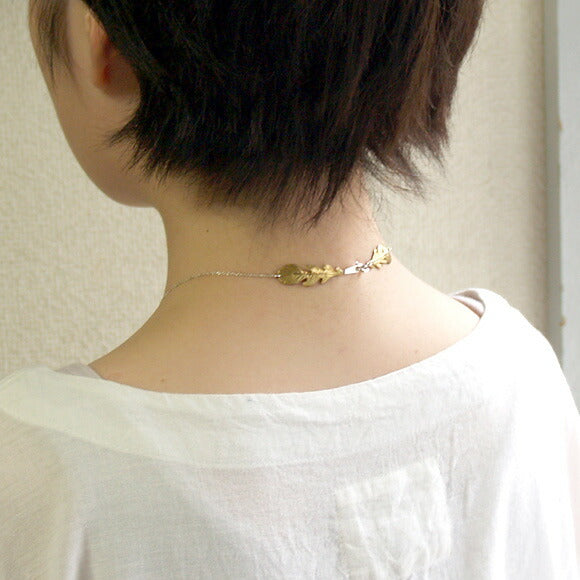 sasakihitomi Margaret Necklace Silver &amp; Brass Ladies [No-012] 