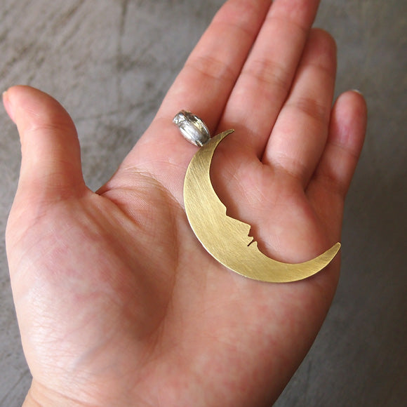 sasakihitomi(ササキヒトミ) ふくろうのブックマーク 真鍮＆シルバー [No-021]