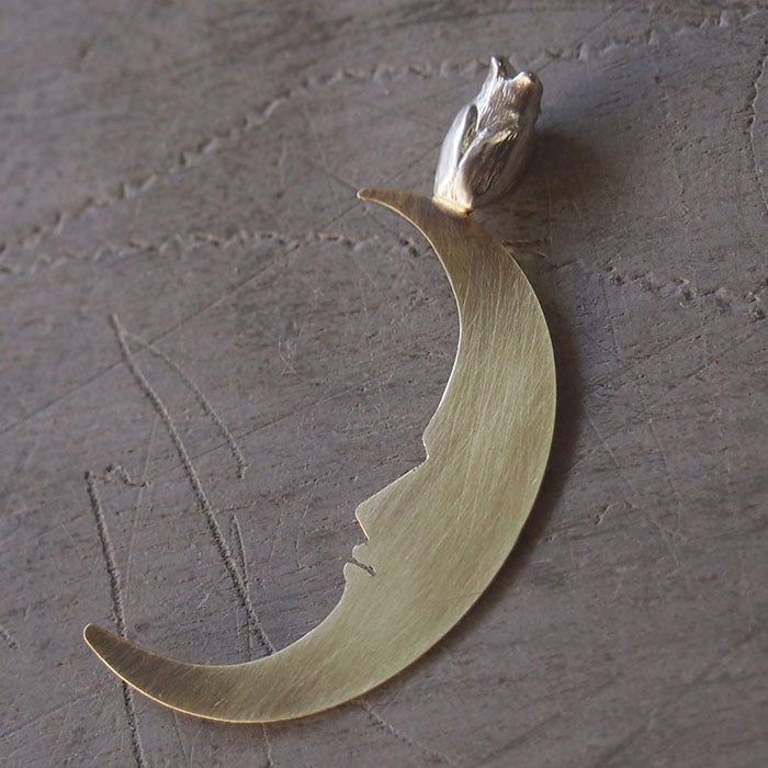 sasakihitomi Owl Bookmark Brass &amp; Silver [No-021] 