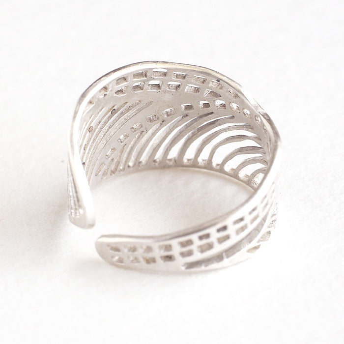 sasakihitomi Dragonfly Wing Ring Silver Free Size Ladies [No-032B] 