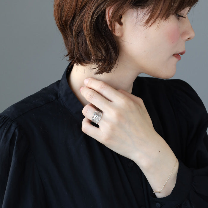 sasakihitomi Dragonfly Wing Ring Silver Free Size Ladies [No-032B] 