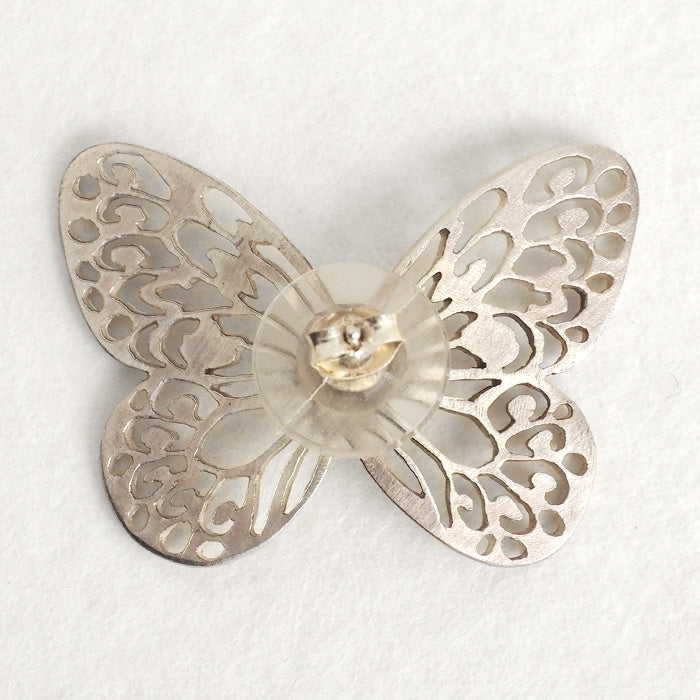 sasakihitomi（ササキヒトミ） ちょうちょピアス Sサイズ 片耳 シルバー925 レディース [No-033S]