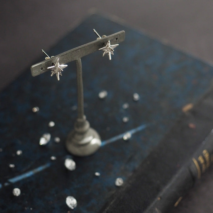 sasakihitomi（ササキヒトミ） お星さまピアス シルバー 両耳セット レディース [No-038S]