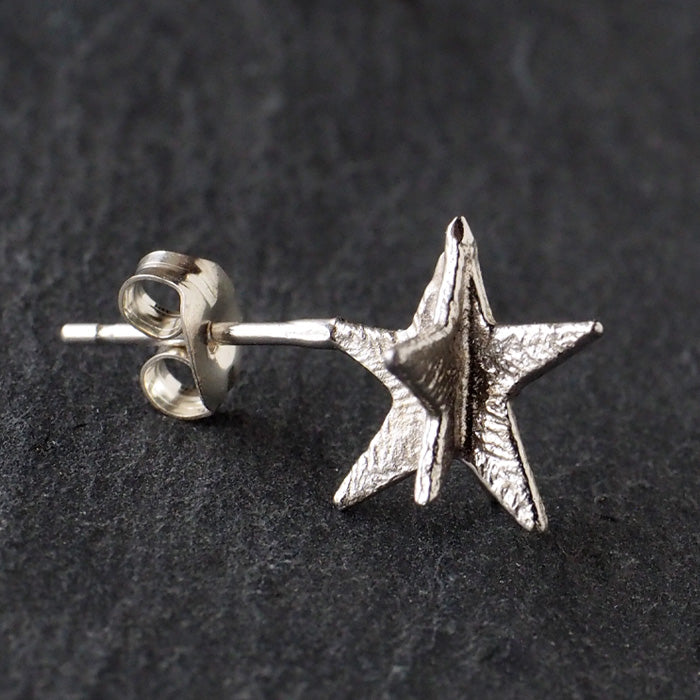 [One ear only] sasakihitomi star earrings silver one ear ladies [No-038S-single] 