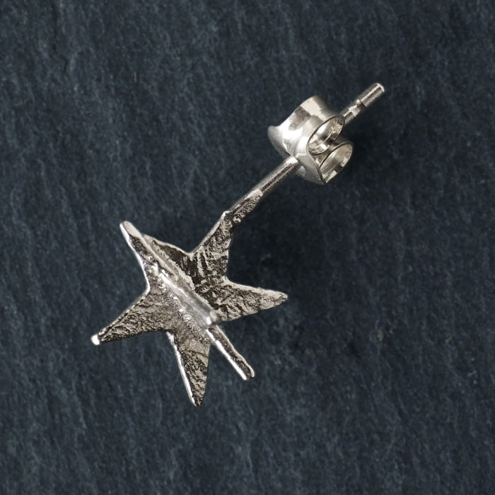[One ear only] sasakihitomi star earrings silver one ear ladies [No-038S-single] 