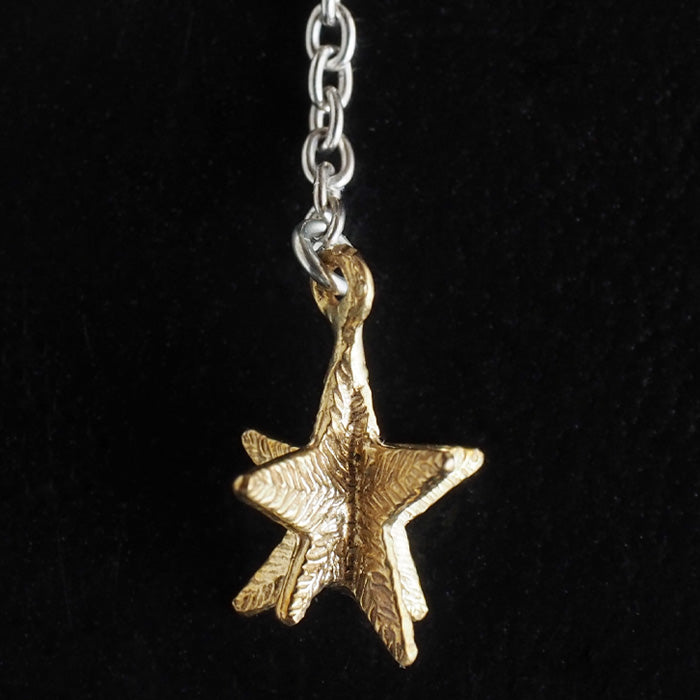 sasakihitomi Moon and Star Earrings S Size Silver Moon &amp; Brass Star One Ear Women's [No-039-S] 