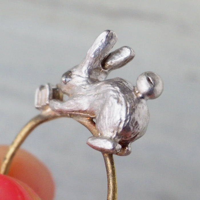 sasakihitomi Silver rabbit ring [No-080-S] 