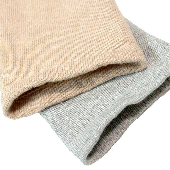 [2 colors] ORGANIC GARDEN Rubberless pile socks Brown/Gray Men's/Women's [8-8126] 