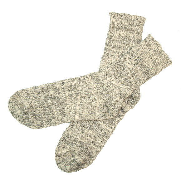 [2 colors] ORGANIC GARDEN Organic Cotton Gara-spun Socks, Mid-length, Men's, Women's [8-0002] Crew-length socks 