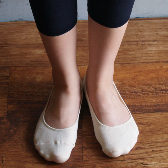 [4 colors] ORGANIC GARDEN Cover Socks for Men and Women, Saido-dyed, Natural Color [8-0032] 