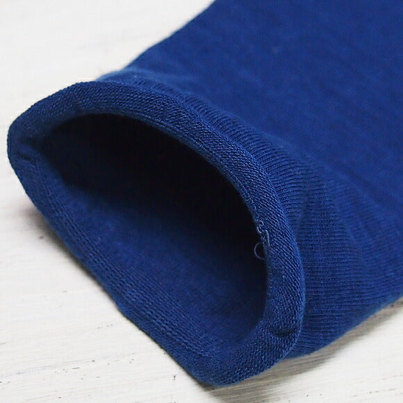 ORGANIC GARDEN（オーガニックガーデン) ゴムなしソックス 藍 レディース [8-0027-22] しめつけない 藍染め 靴下