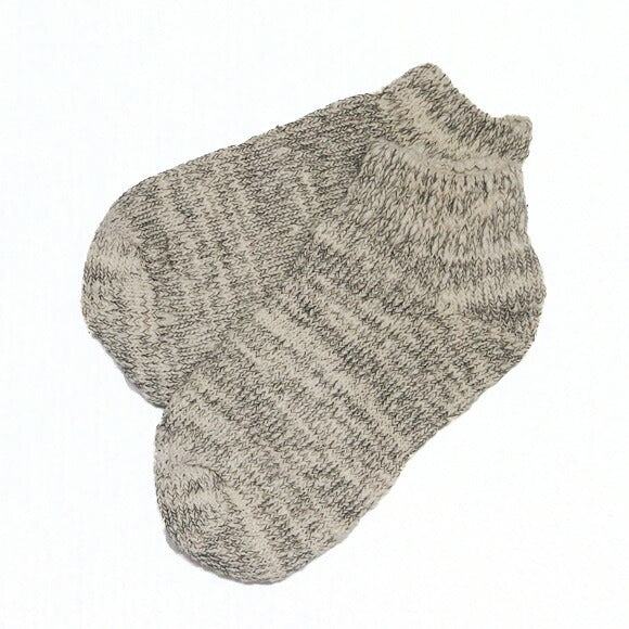 [While supplies last] ORGANIC GARDEN Organic Cotton Gara-spun Sneaker Socks, Ankle Length, Men's and Women's [8-8217]