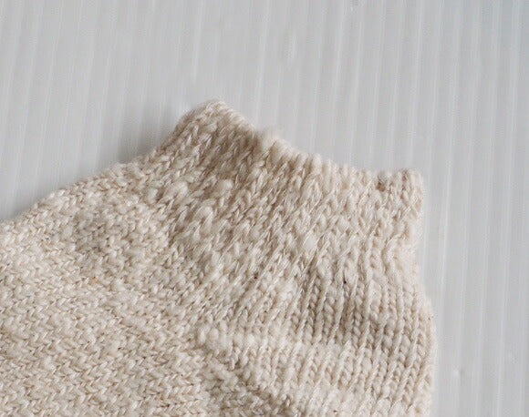 [While supplies last] ORGANIC GARDEN Organic Cotton Gara-spun Sneaker Socks, Ankle Length, Men's and Women's [8-8217]