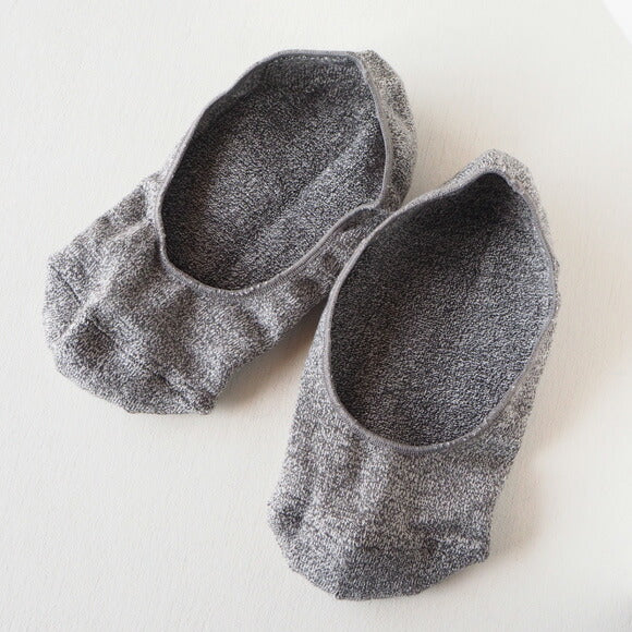 [While supplies last] ORGANIC GARDEN pile cover socks, gallnut dyed, natural black, women's [8-8237] 