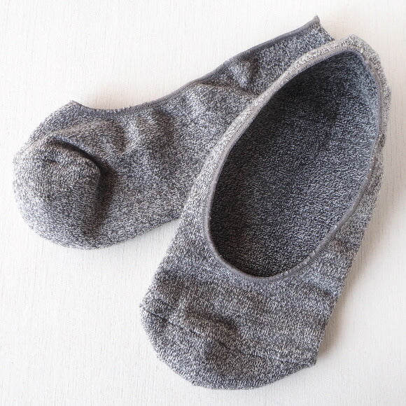 ORGANIC GARDEN Pile Cover Socks Gobuko Dyed Natural Black 男款/女款 [NS8237] 