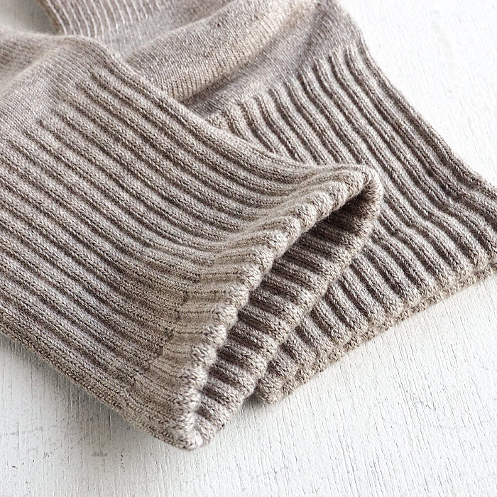 ORGANIC GARDEN(オーガニックガーデン) ヤク×スーピマコットン 足袋ソックス 足底パイル生地 モクグレー レディース メンズ [8-0450]