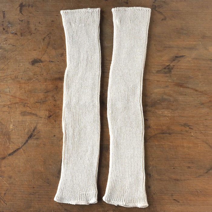 ORGANIC GARDEN White Yak Wool Rib Leg &amp; Hand Warmer [8-8886] 