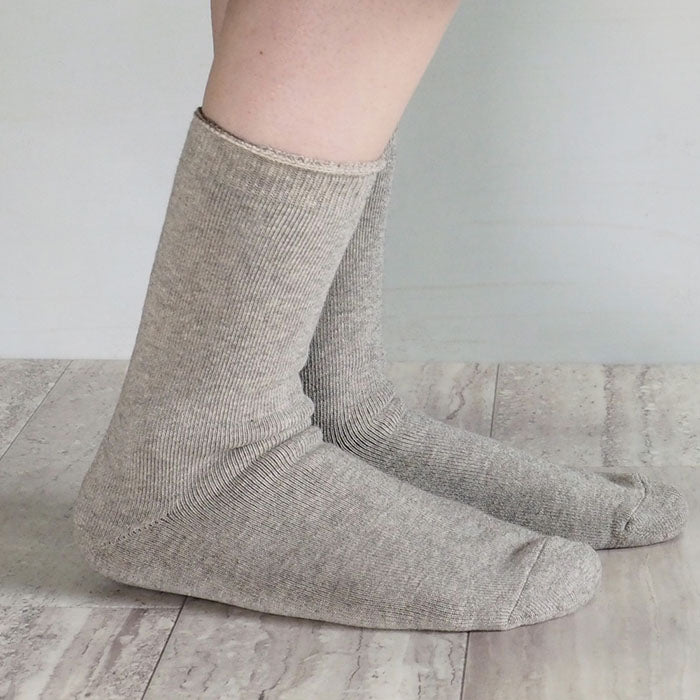 ORGANIC GARDEN Yak wool x Supima cotton pile knit socks for men and women [8-0041] Koryo-cho, Nara Prefecture Socks Brand 