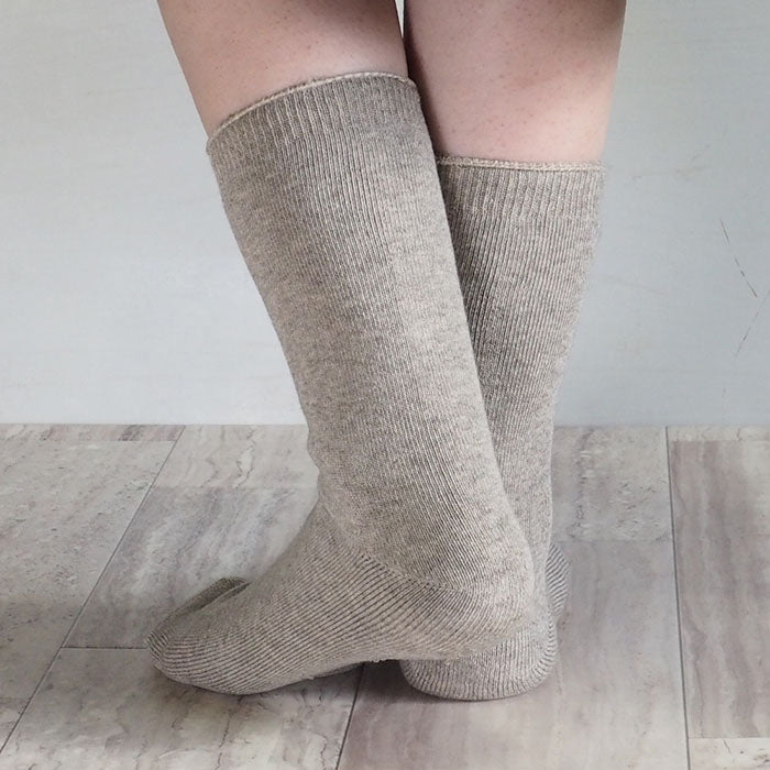 ORGANIC GARDEN Yak wool x Supima cotton pile knit socks for men and women [8-0041] Koryo-cho, Nara Prefecture Socks Brand 