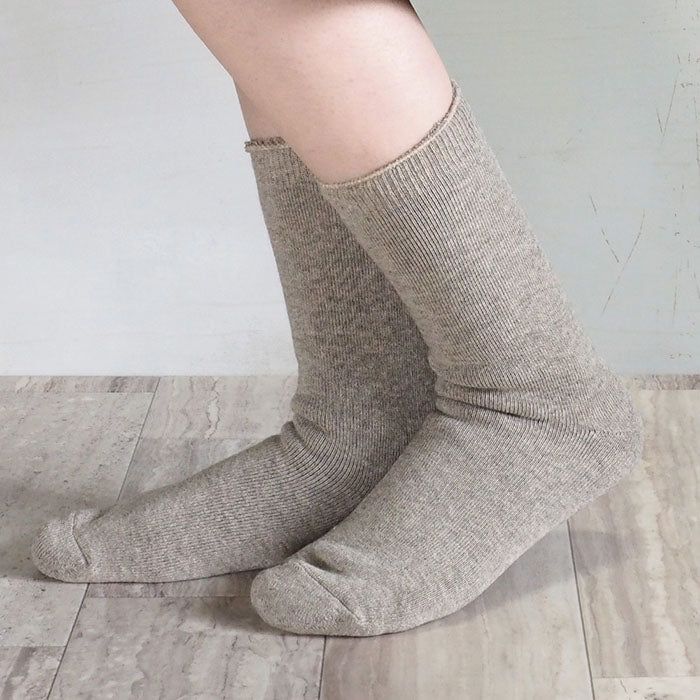 ORGANIC GARDEN Yak wool x Supima cotton pile knit socks for men and women [8-0041] Koryo-cho, Nara Prefecture Socks Brand 