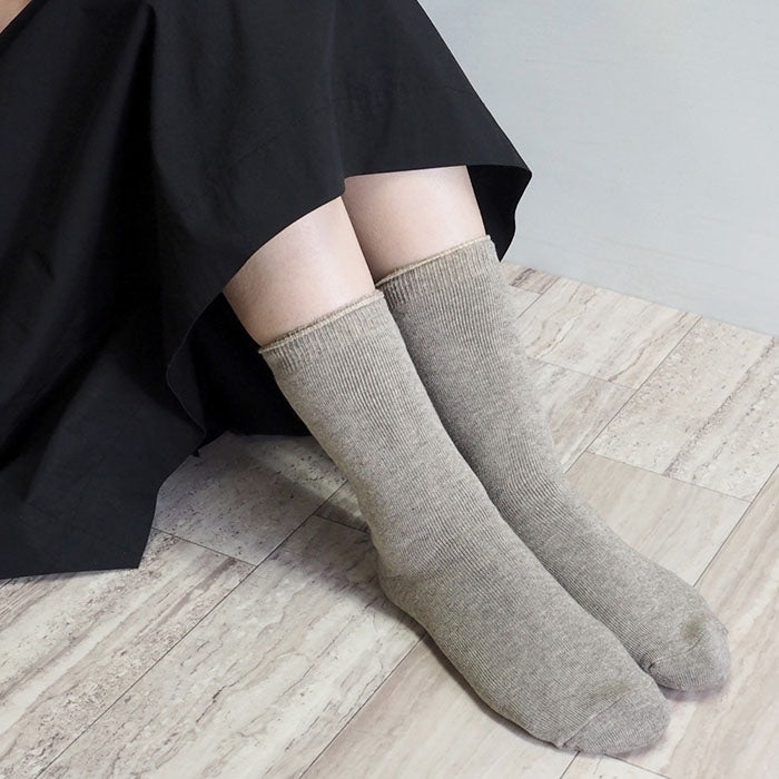 ORGANIC GARDEN Yak wool x Supima cotton pile knit socks for men and women [8-0041] Koryo-cho, Nara Prefecture Socks Brand 