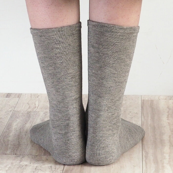 [Choose from two colors] ORGANIC GARDEN Yak x Supima Cotton Elasticless Socks for Women and Men [8-0016] 