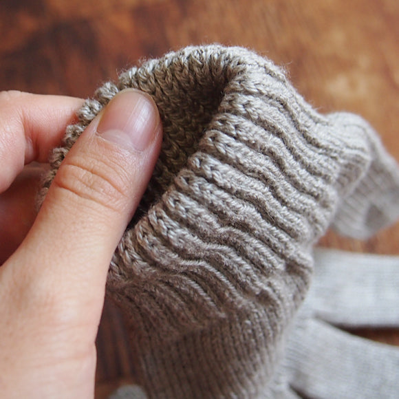 ORGANIC GARDEN Yak Tebukuro Moku Gray Men's Women's [8-8831] 