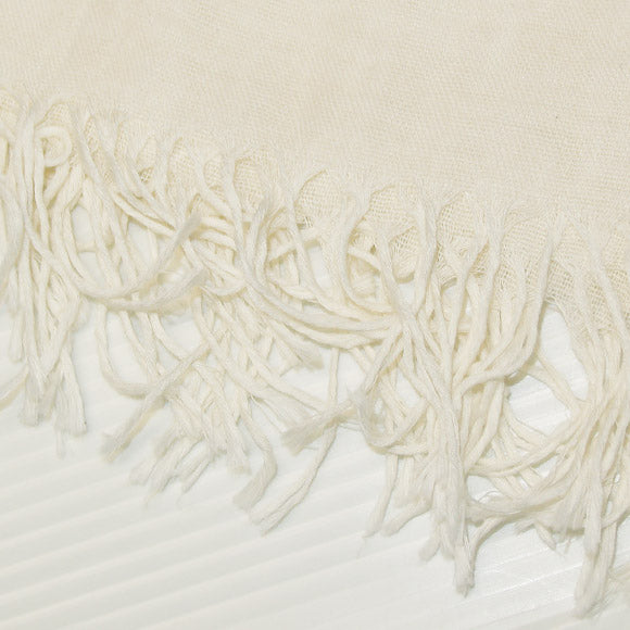 ORGANIC GARDEN gauze stole off-white [8-8868] 